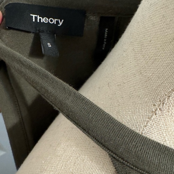 Theory Green Sonaki M Dress b - Picture 7 of 8